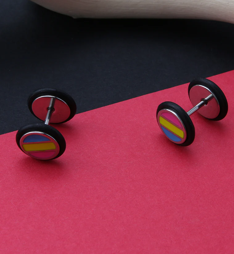 18G Pride Fake Plugs / Gauges Version 2 - Image 2