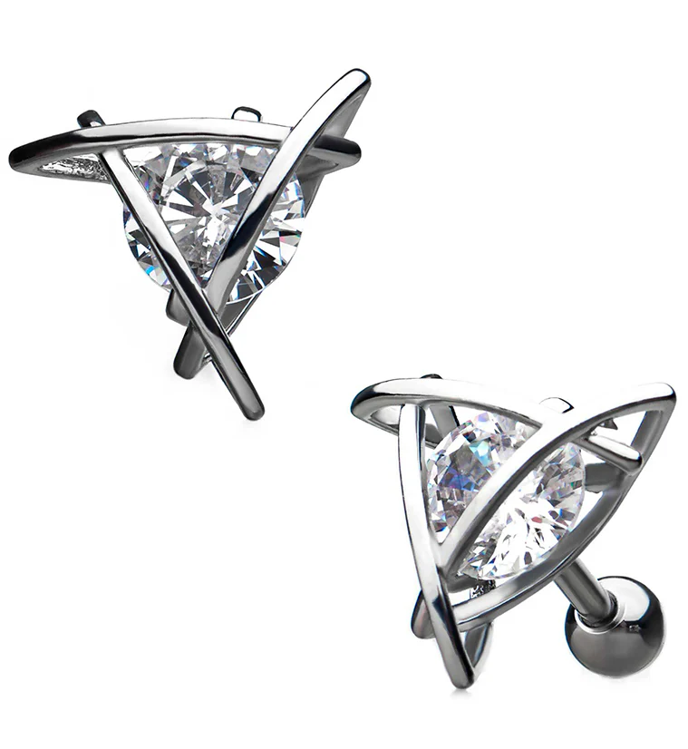 18G Triune Cartilage Barbell