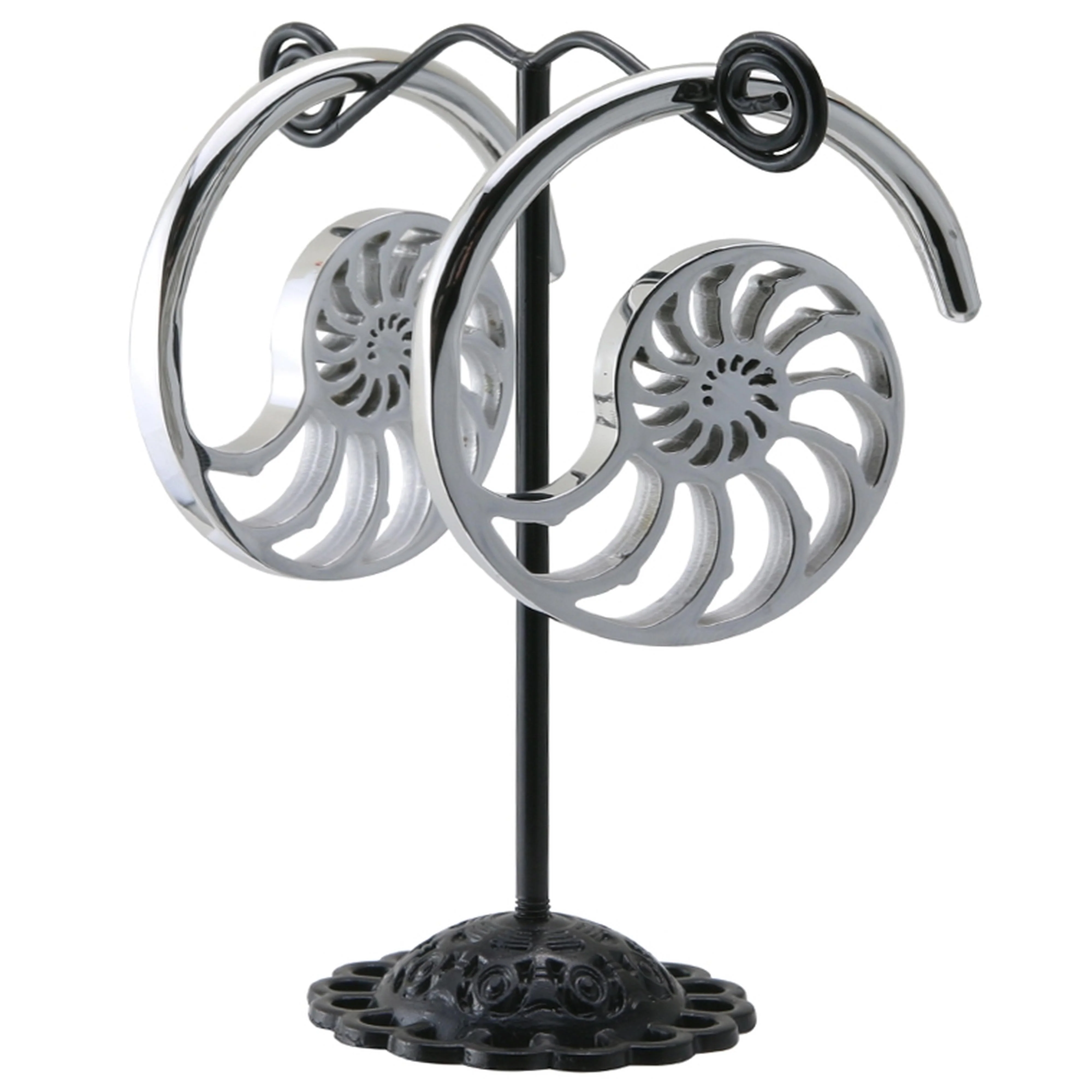 Ammonite Stainless Steel Ear Weights - Image 2