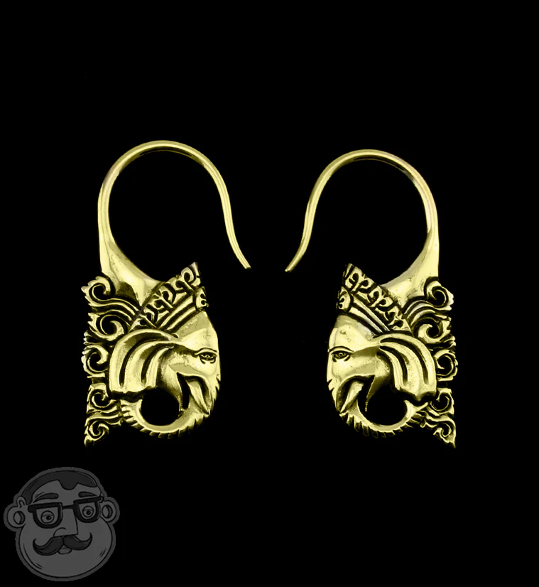 Brass Elephant Ear Weights