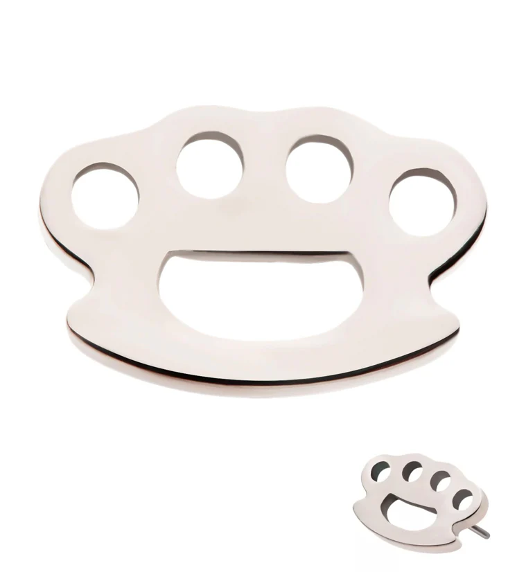 Brass Knuckle Threadless Titanium Top