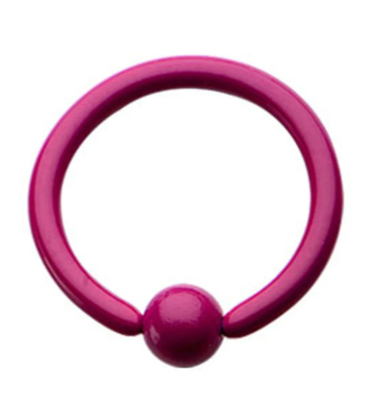 Ceramic Purple Coated Captive Ring Stainless Steel Captive Ring