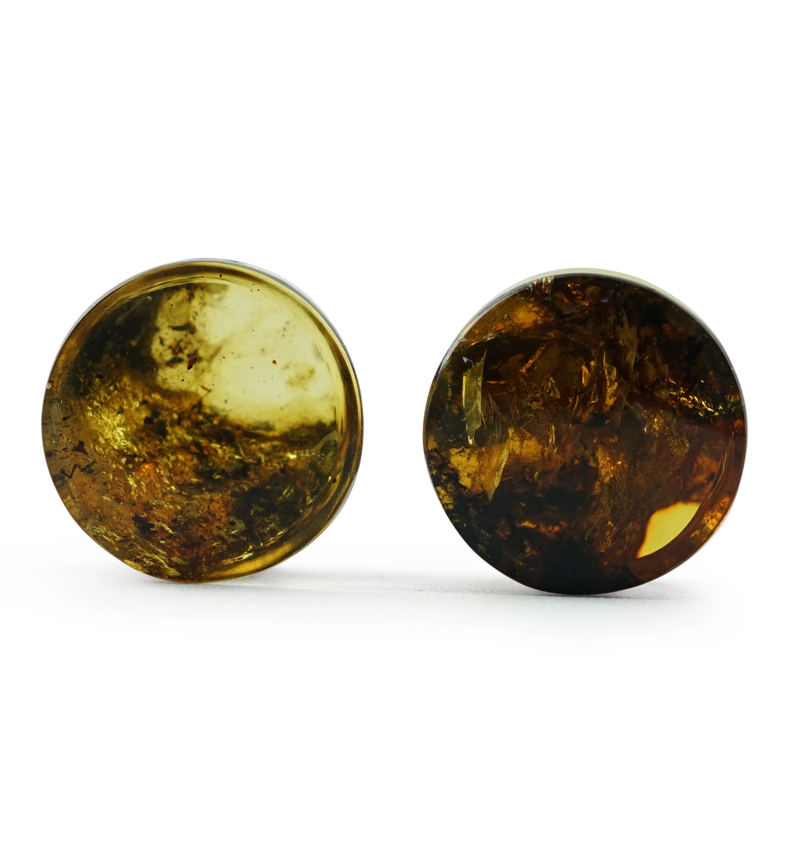 Chiapas Amber Plugs 00G (10mm) - Version 7 - Image 2