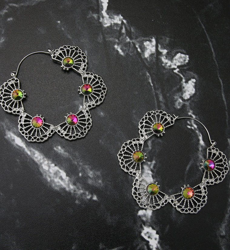 Crosscut Plug Hoops - Image 2