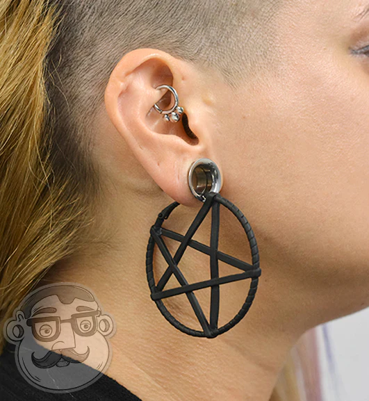 Diamond Plug Hoops - Image 2