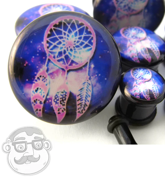 Dreamcatcher Galaxy Plugs - Single Flare - Image 2