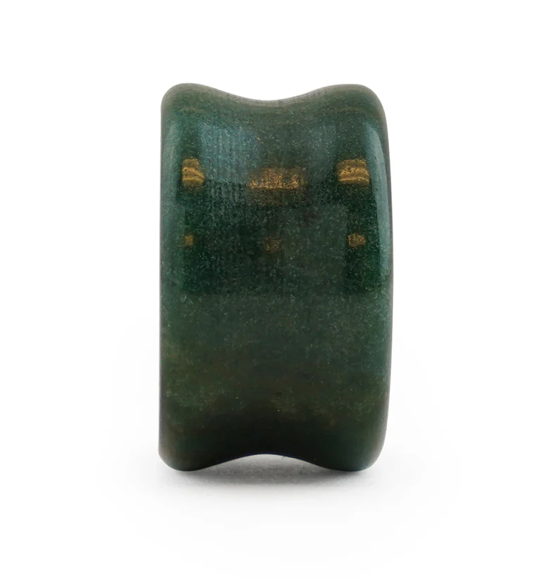 Forest Green Agate Stone Plugs - Image 3