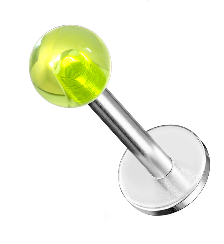 Glow In The Dark Steel Labret