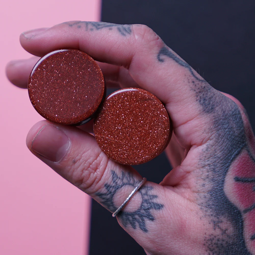 Goldstone Glass Plugs - Image 4