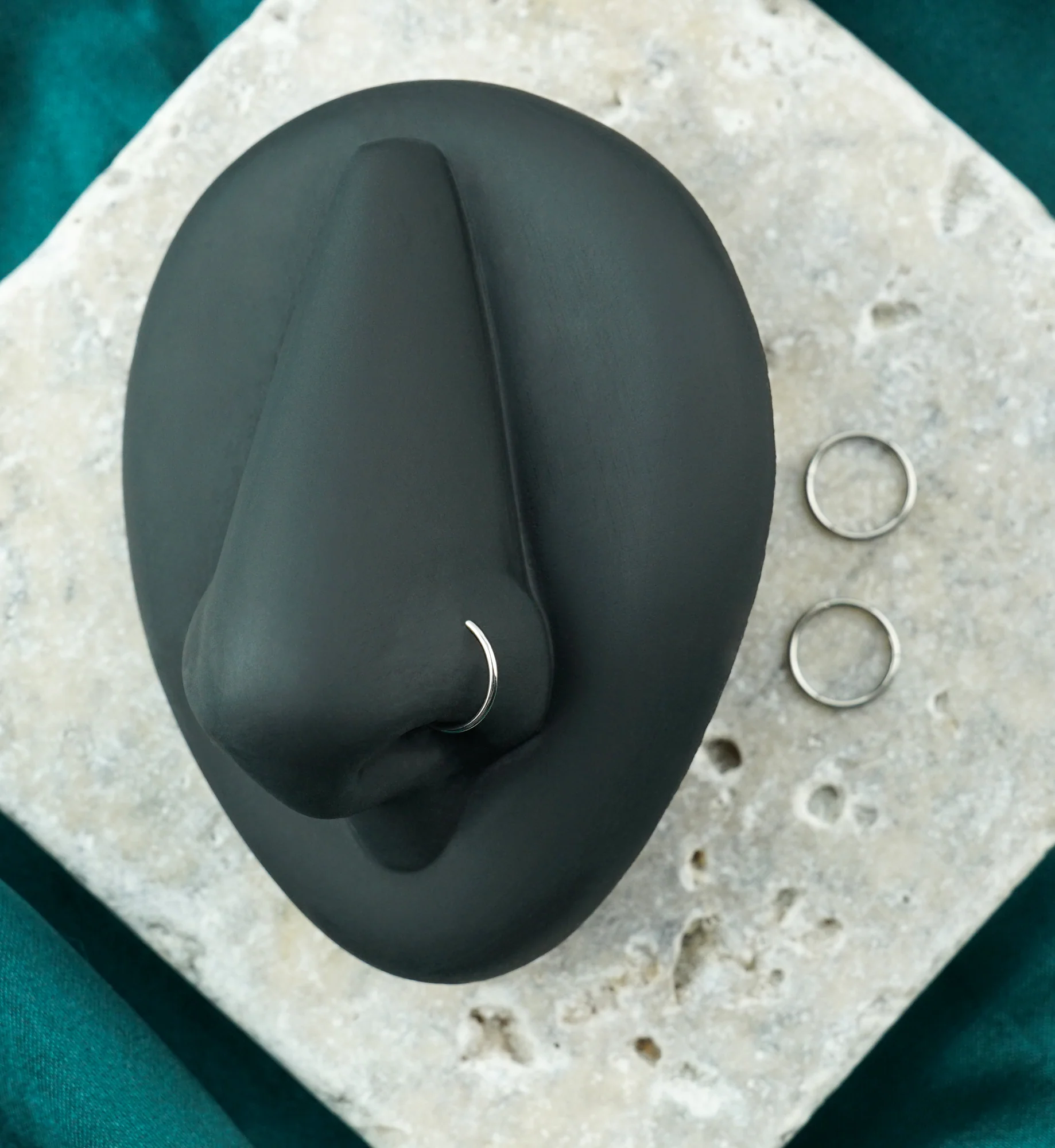 Hinged Stainless Steel Segment Hoop Ring - Image 2