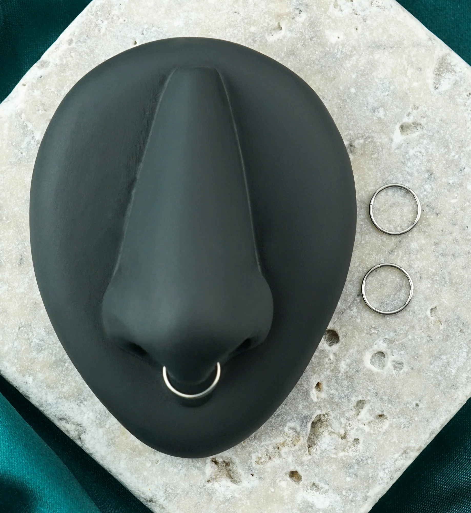 Hinged Stainless Steel Segment Hoop Ring - Image 3