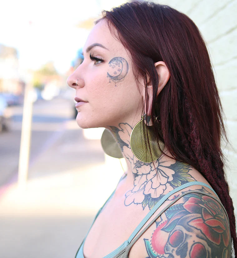 Hypnotic Brass Earrings / Weights - Image 4