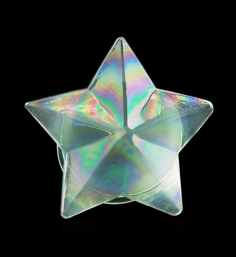 Iridescent Star Glass Plugs - Image 5