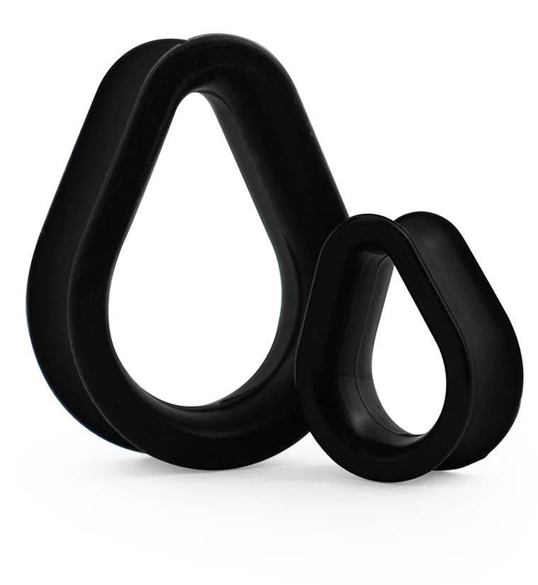 Kaos Hydra Black Silicone Eyelets