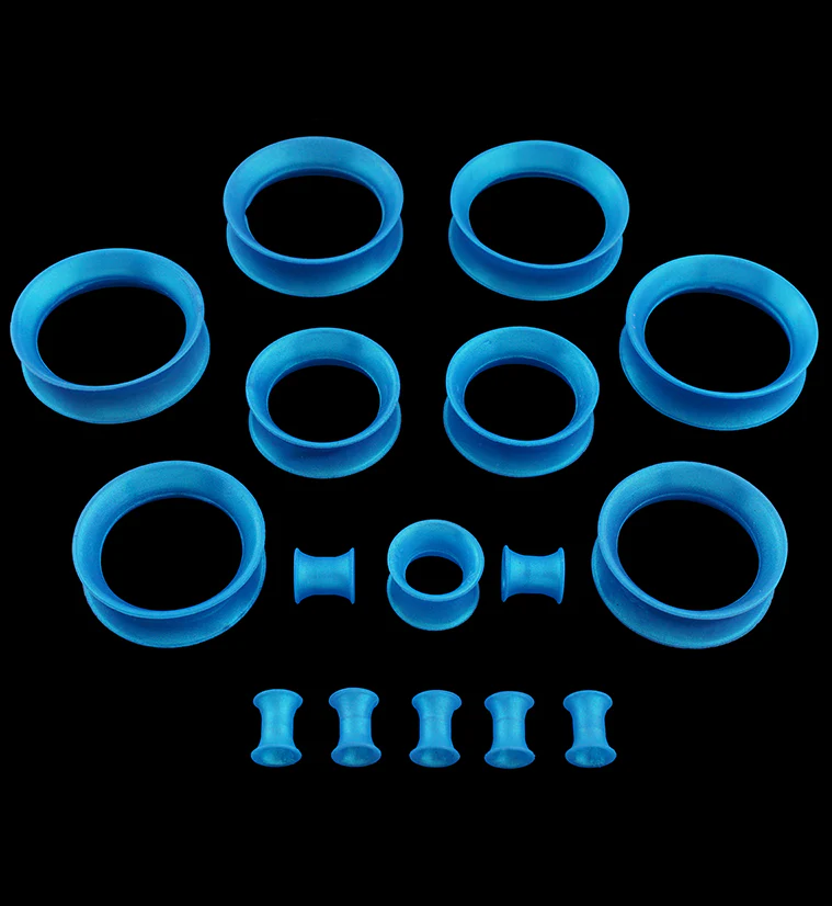 Kaos Sea Blue Pearl Silicone Skin Eyelets - Image 3