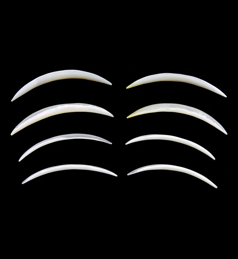 Mother of Pearl Septum Tusk