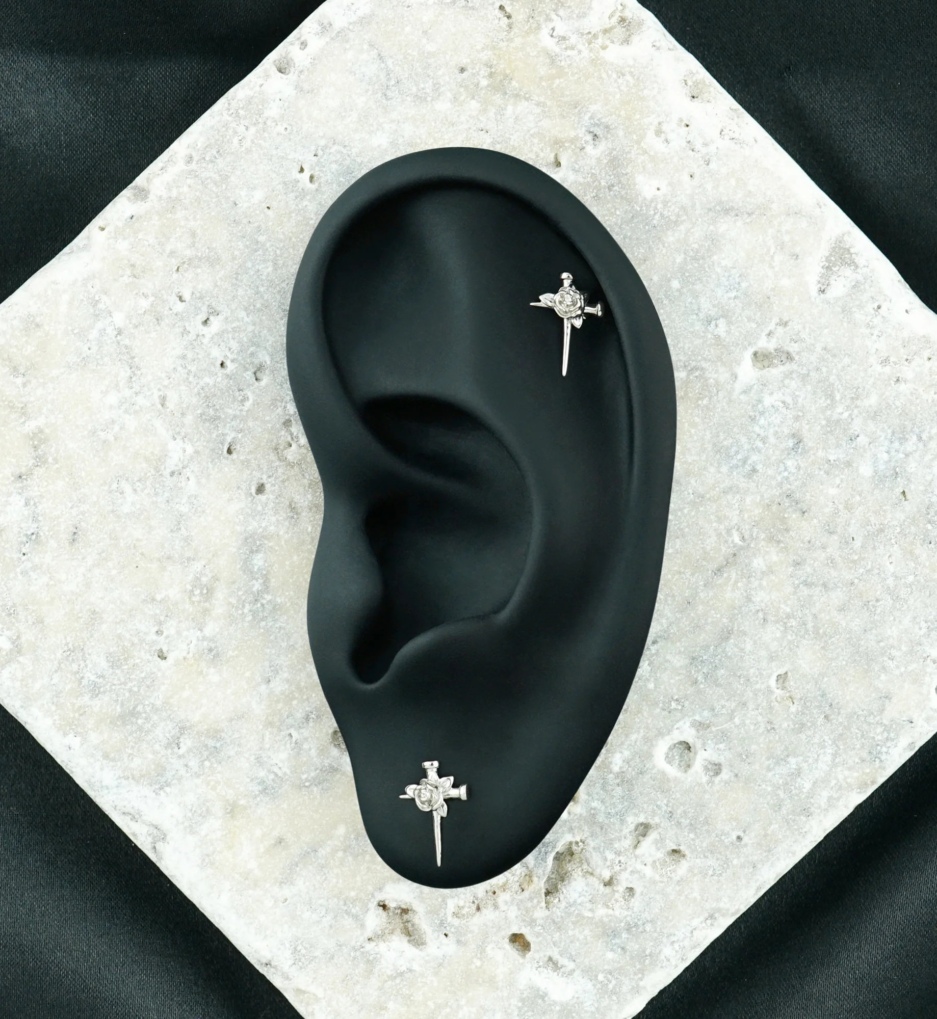 Mourning Rose Titanium Threadless Top - Image 2