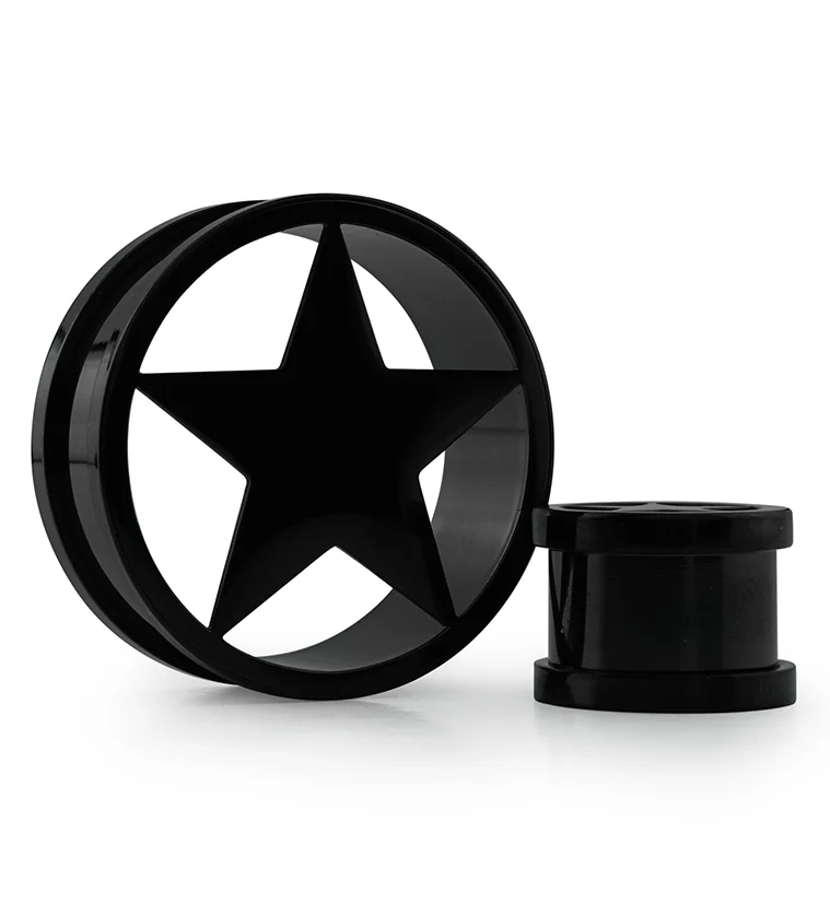 PVD Black Star Steel Tunnels