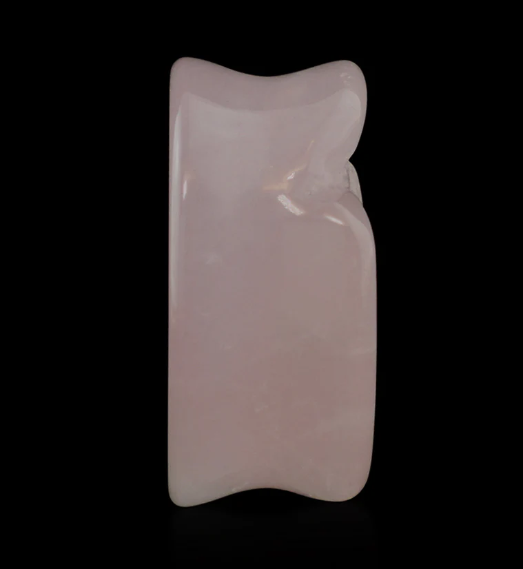 Rose Quartz Stone Rosebud Plugs - Image 3