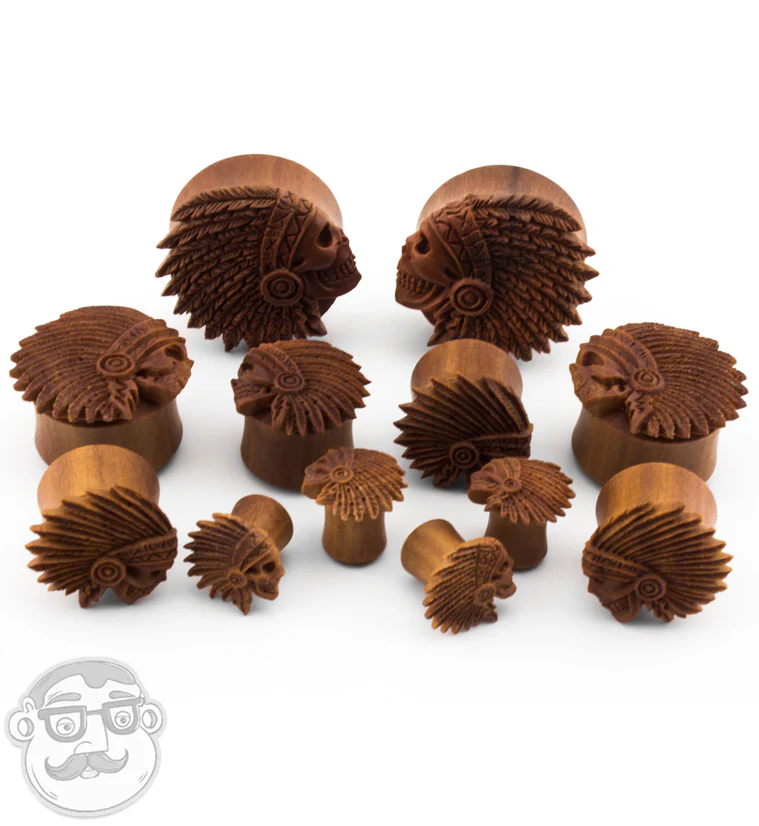 Saba Wood Crazy Horse Plugs - Image 2
