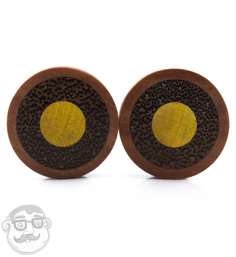 Saba Wooden Plugs with Double Wood Inlay - Image 3