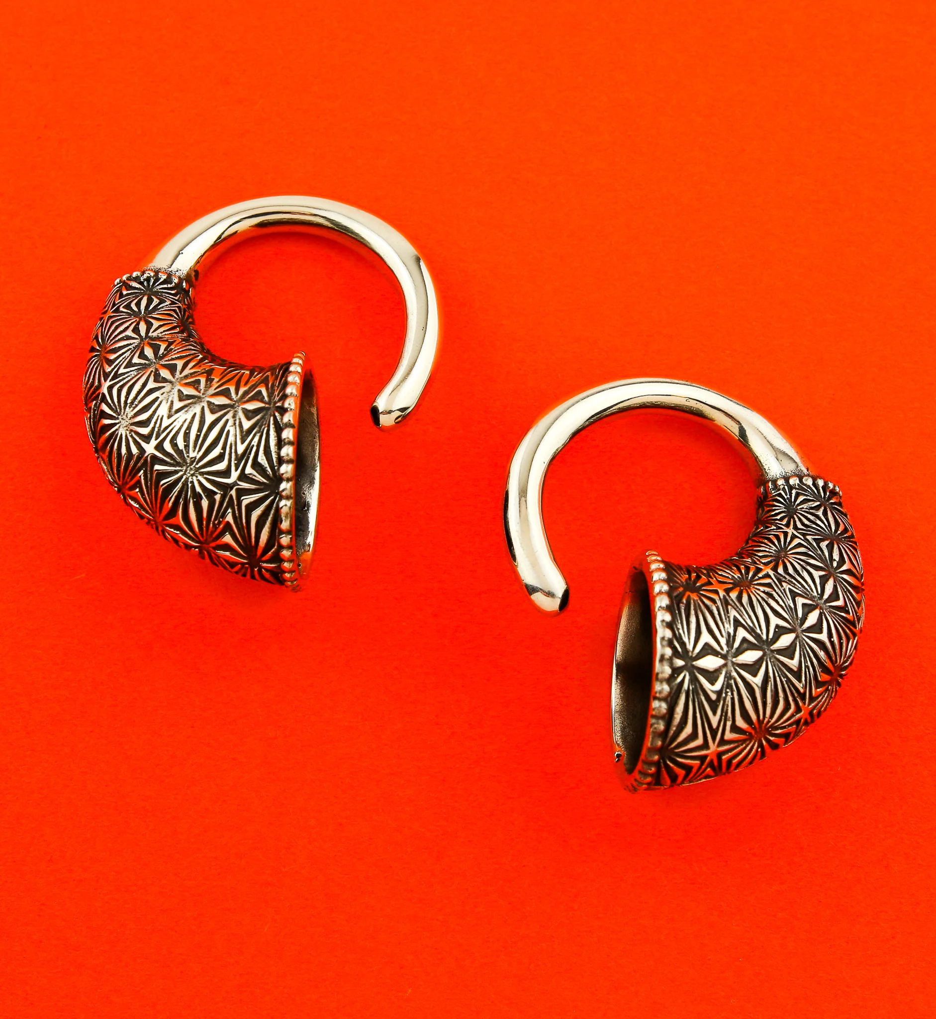 Signal White Brass Ear Weights - Image 2