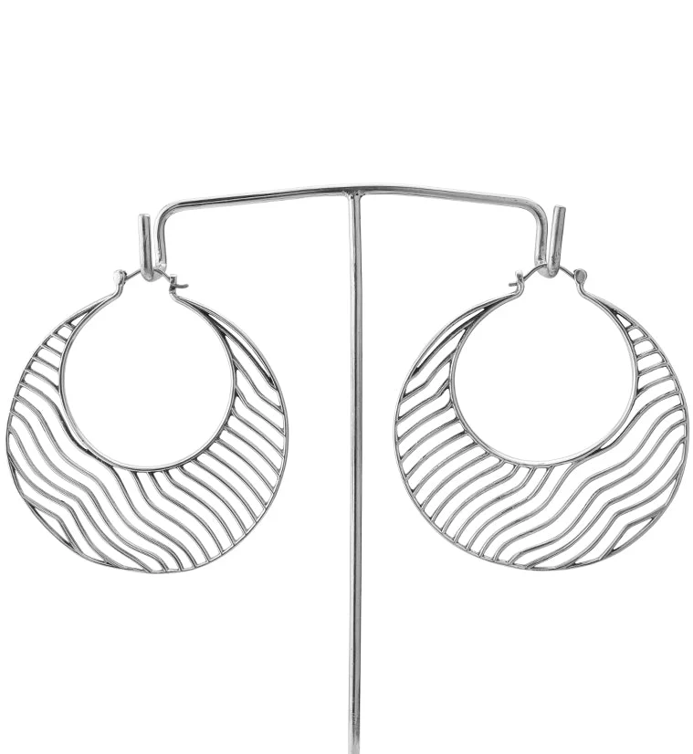 Silver Quiver Titanium Hangers - Earrings - Image 3