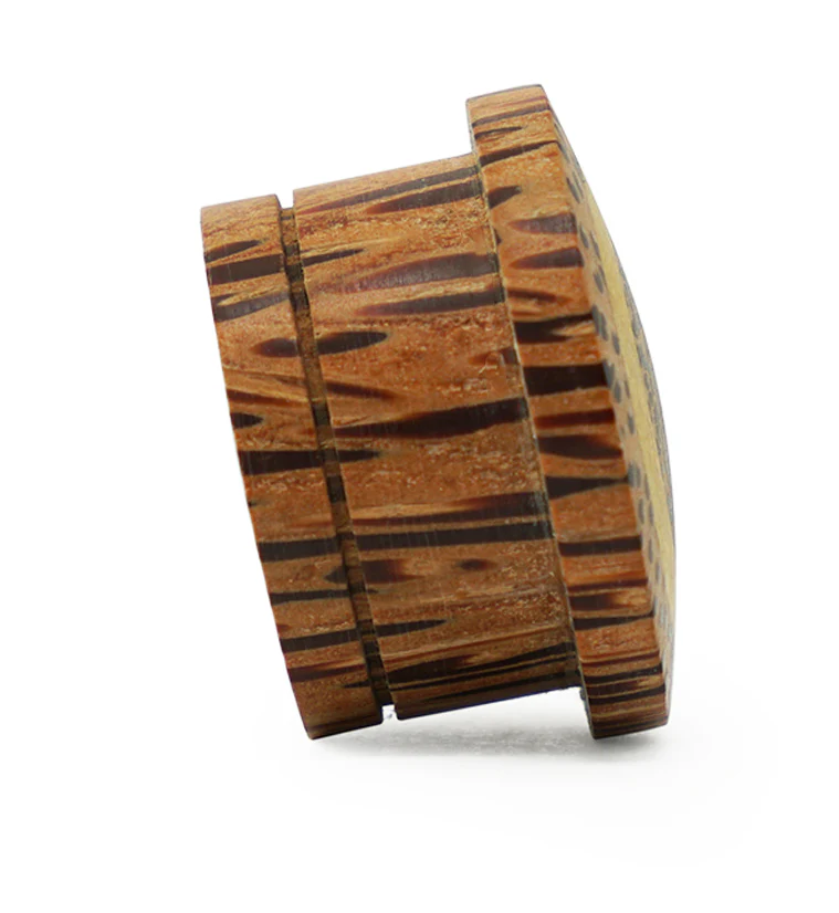 Single Flare Coconut Wood Plugs with Jackfruit Inlay - Image 5