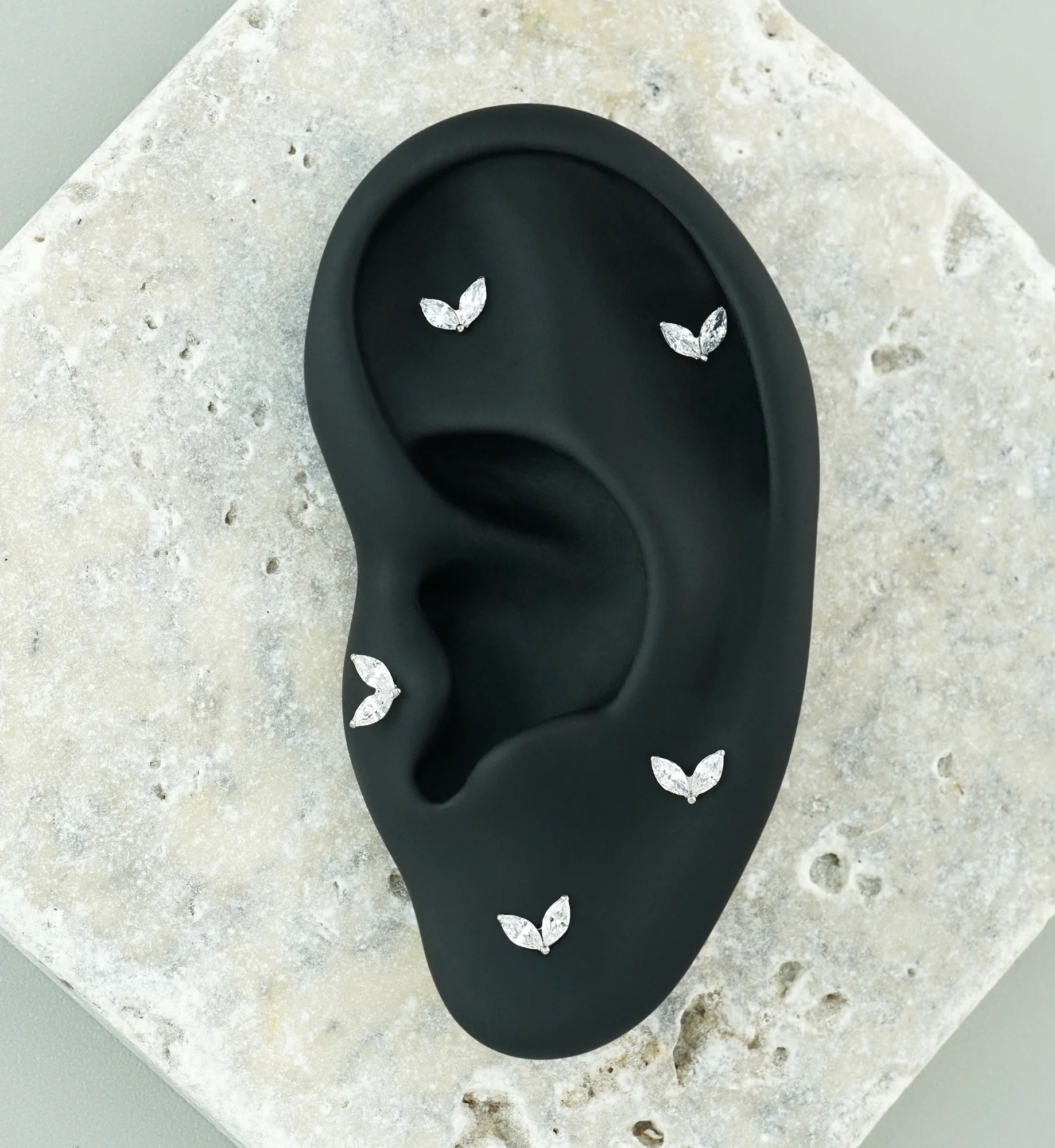 Sprig CZ Titanium Threadless Top - Image 2