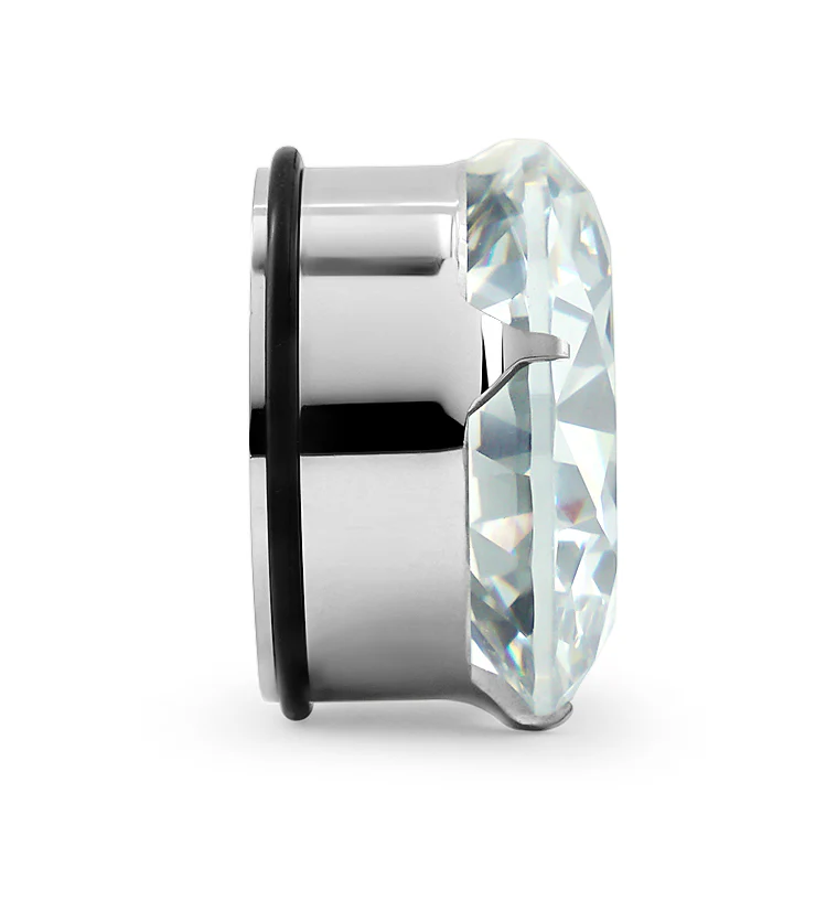 Steel CZ Diamond Hollow Plugs - Image 4