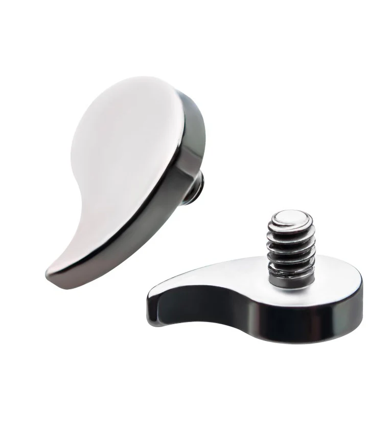 Titanium Teardrop Threaded End
