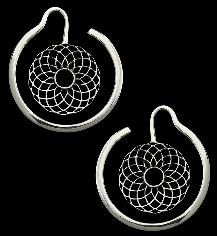 Torus White Brass Ear Weights