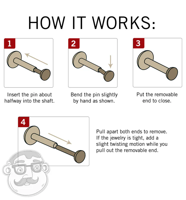 Triple Pink CZ Titanium Side Facing Threadless Top - Image 2