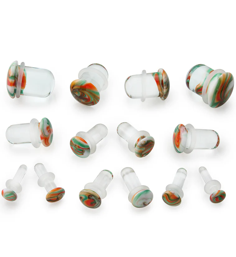 Tropical Haze Single Flare Glass Plugs - Image 2