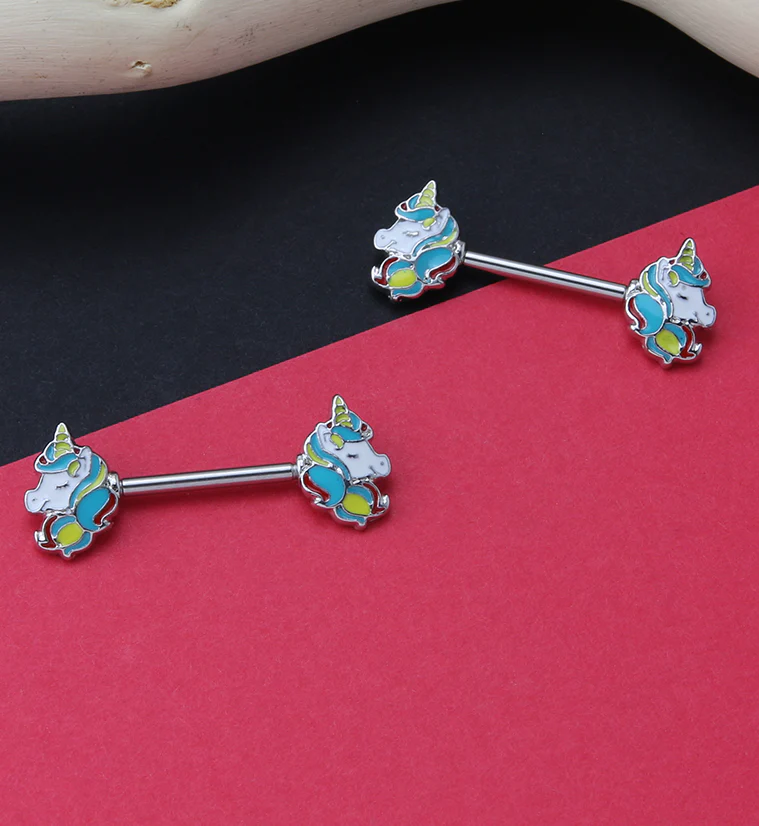 Unicorn Nipple Ring Barbell - Image 2