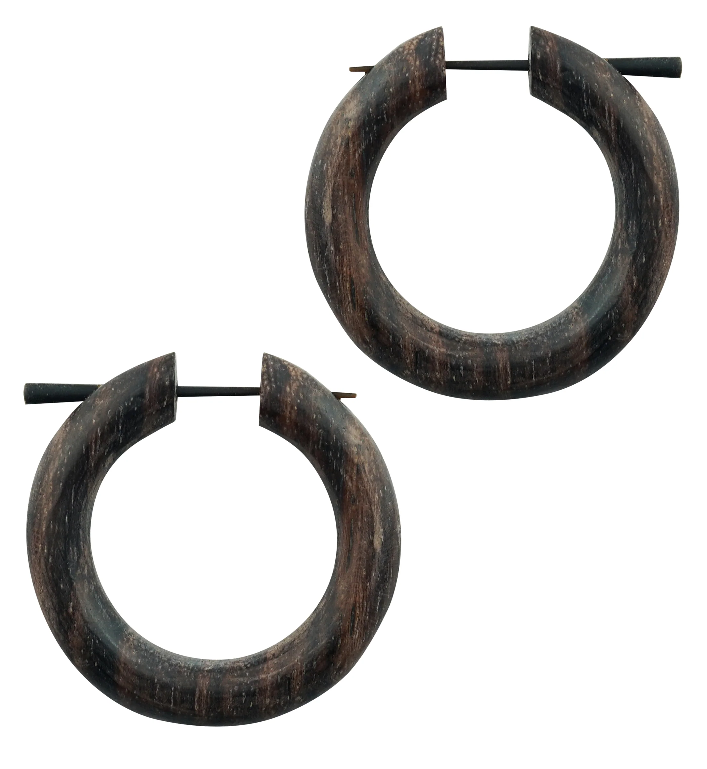 Wooden Hoop Fake Gauges Plugs